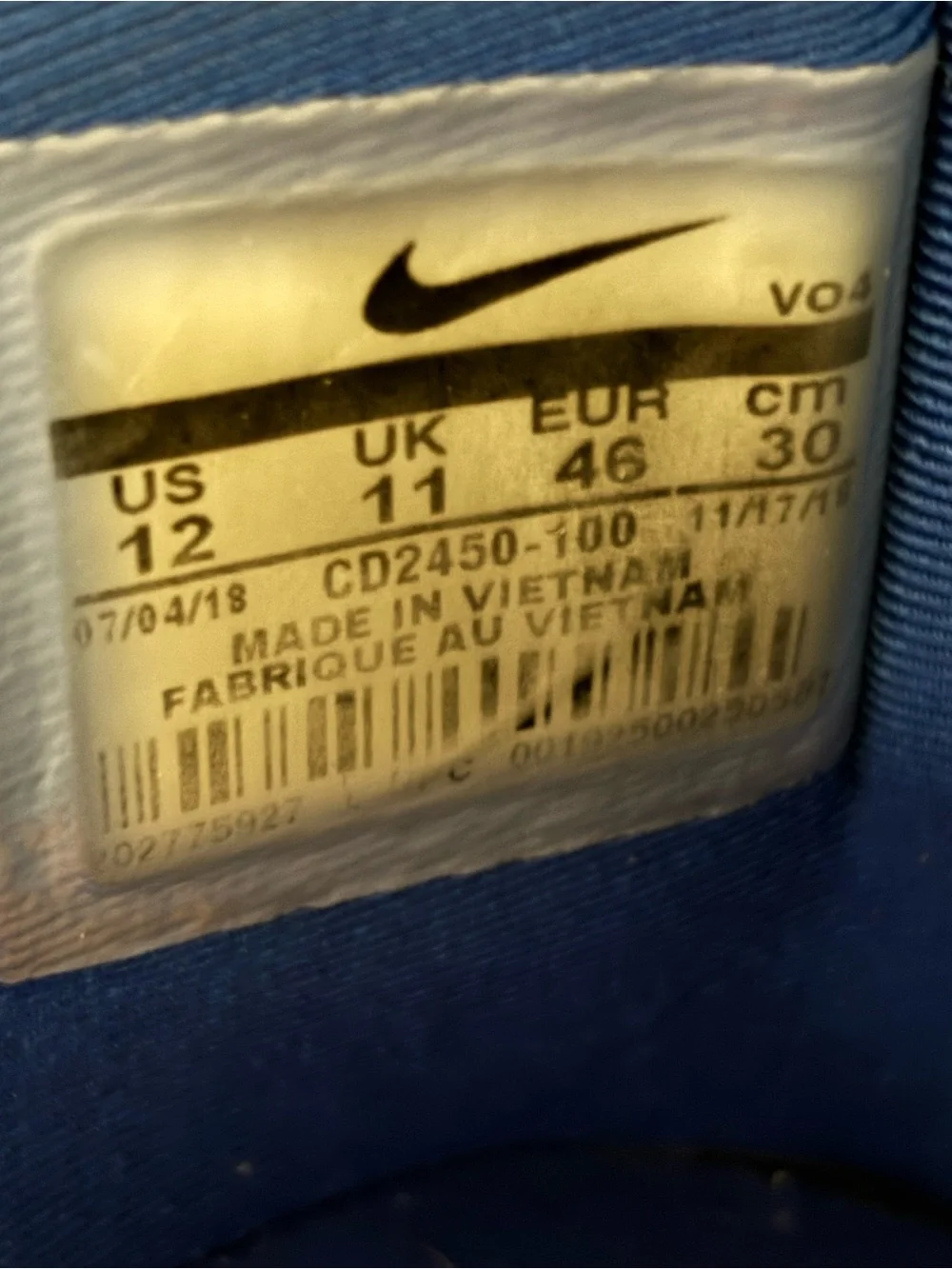 Size 12 - Nike LeBron 16 SuperBron authentic